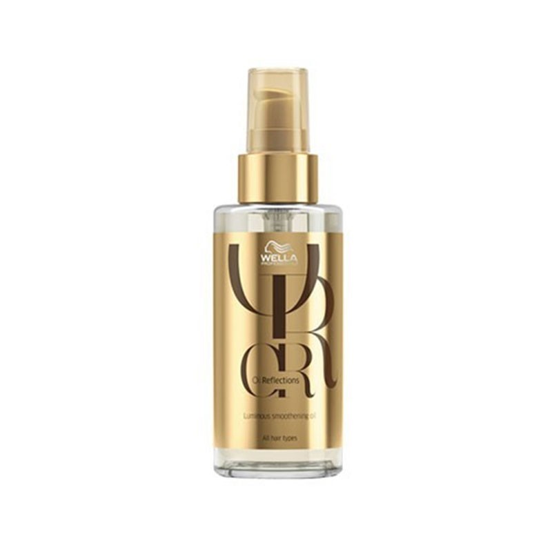 Aceite Wella Oil Reflections para sellar puntas y dar brillo al cabello en invierno
