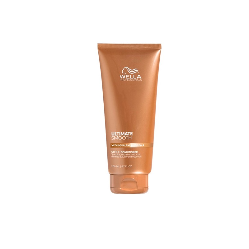 Acondicionador Wella Ultimate Smooth para suavizar el pelo en invierno y reducir el encrespamiento