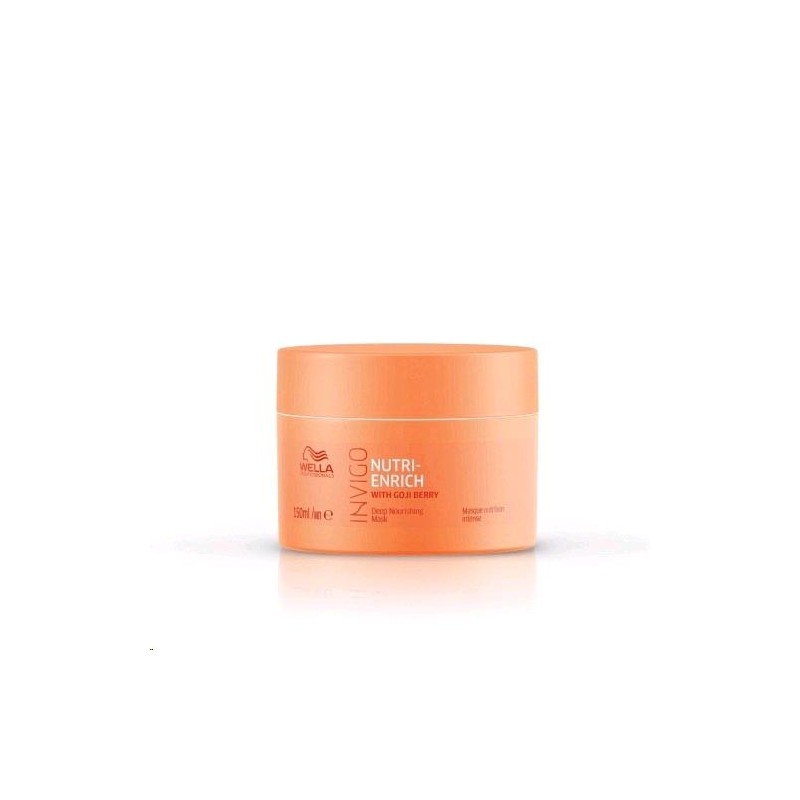 Mascarilla Wella Invigo Nutri Enrich para hidratar el cabello en invierno y reparar medios y puntas