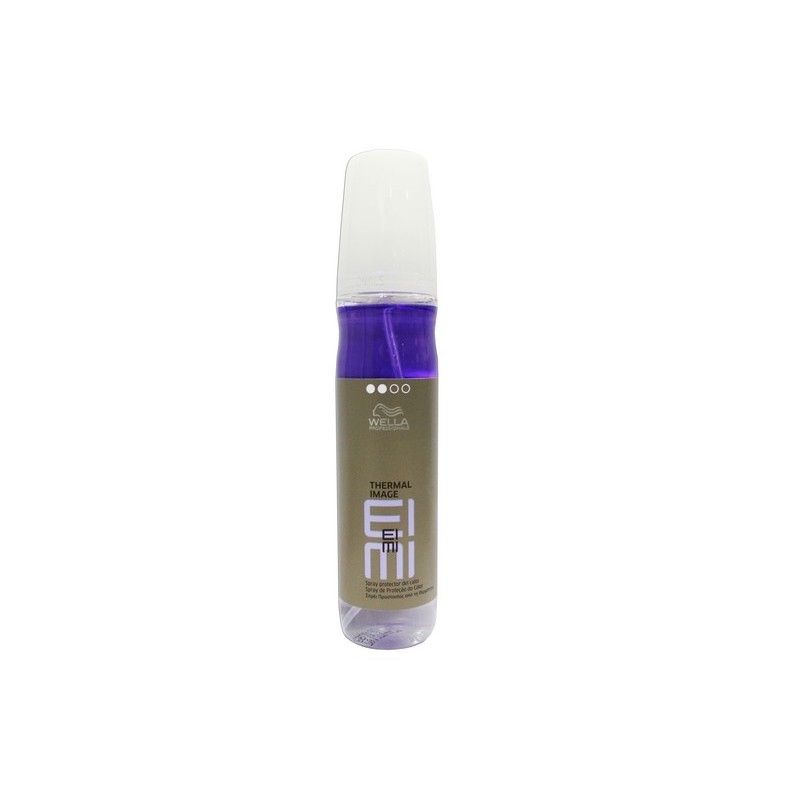 Spray protector térmico Wella para cómo cuidar el cabello en invierno al usar secador o plancha